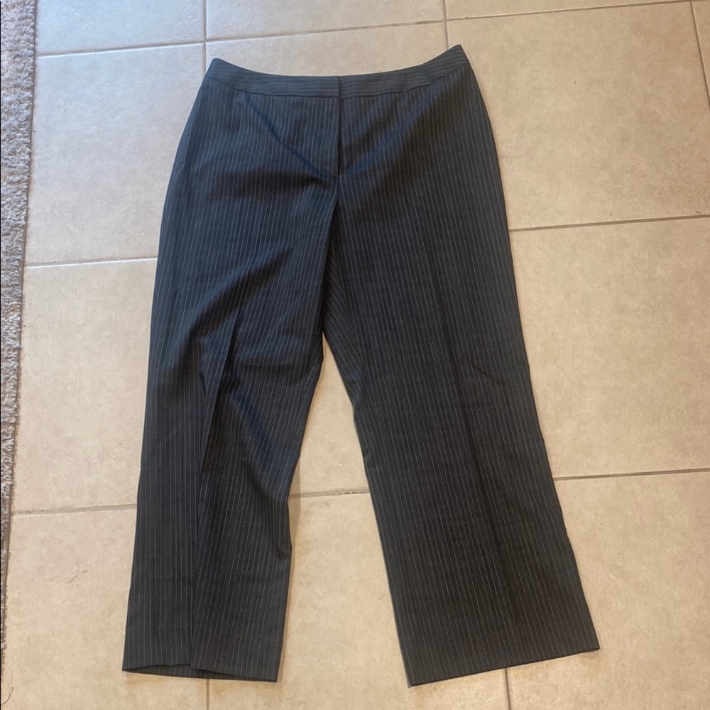 Lafayette 148 100% Wool Striped Trousers - size 12
